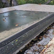 Rubber-roof-skylight-gutter-and-solar-panel-cleaning-in-Carmel-California 2